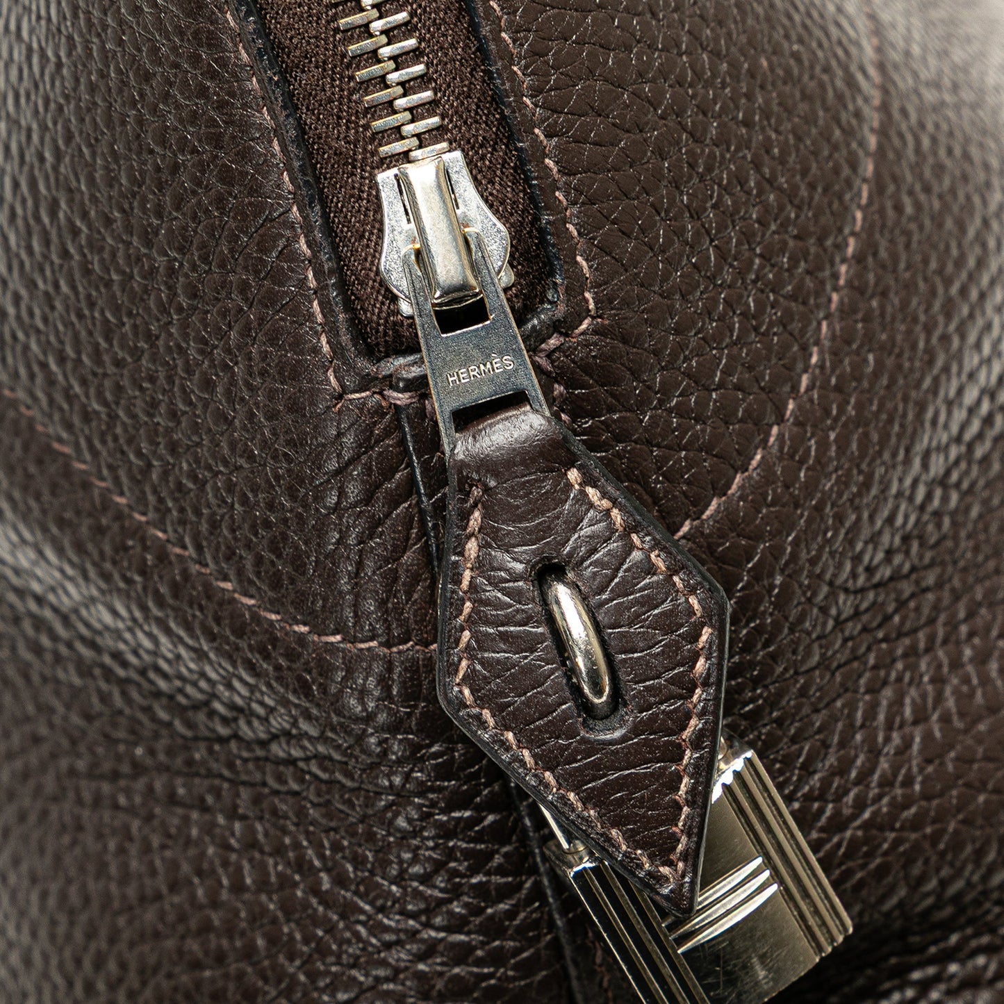 Hermès Clemence Bolide 35 Brown