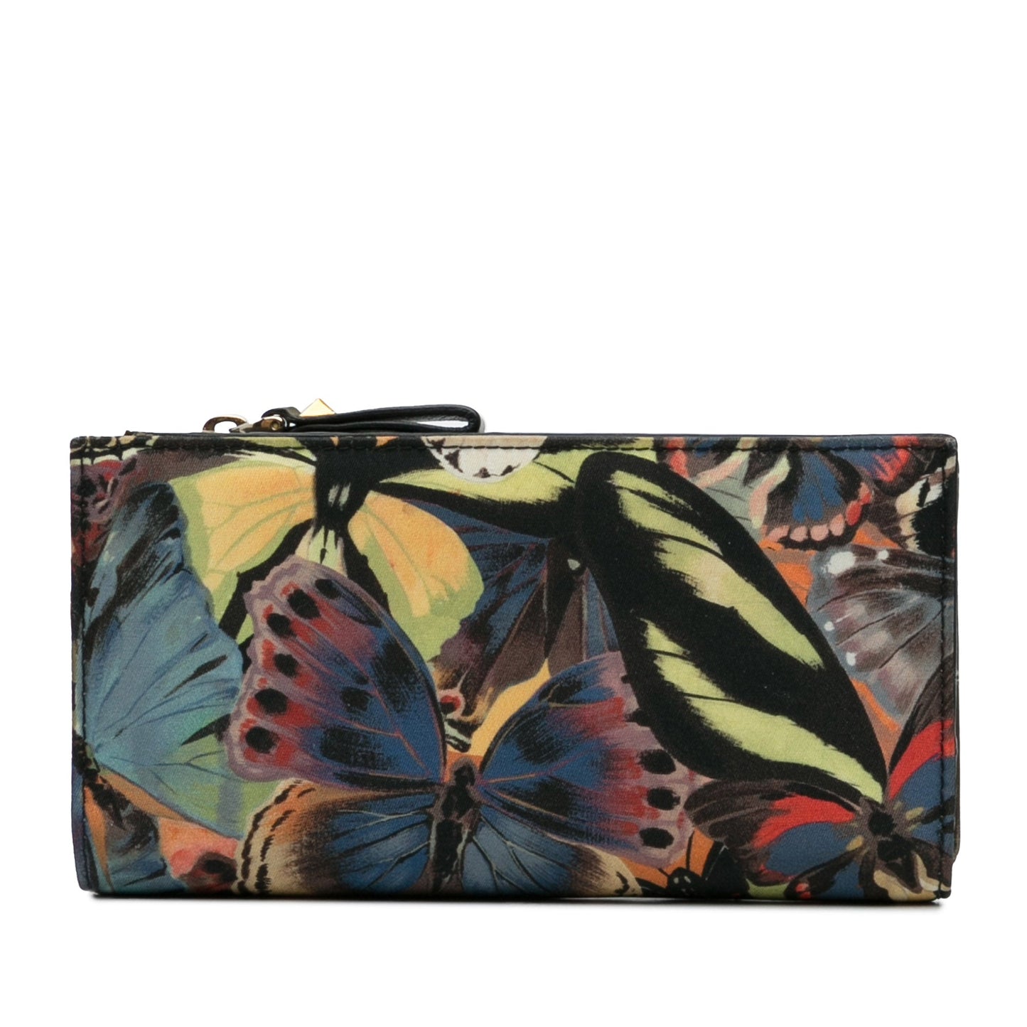 Valentino Printed Canvas Wallet Black