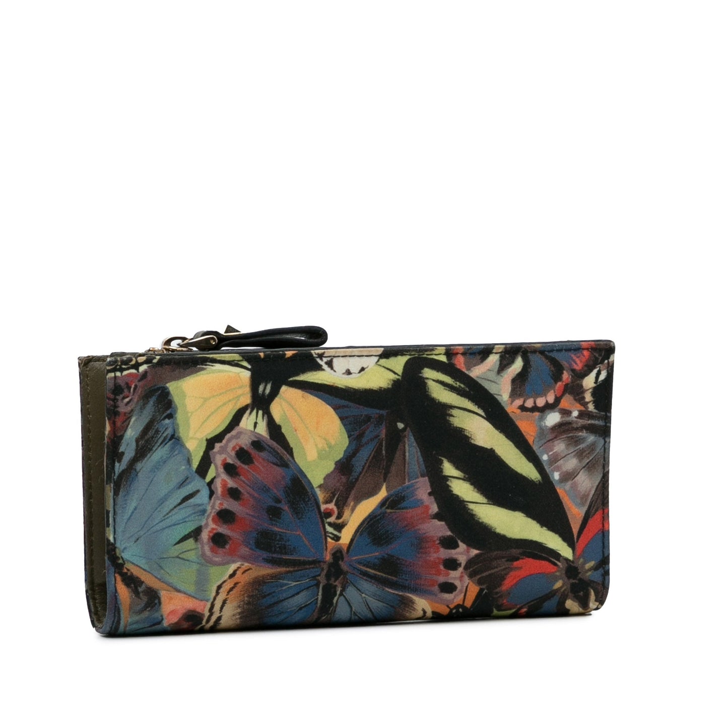 Valentino Printed Canvas Wallet Black