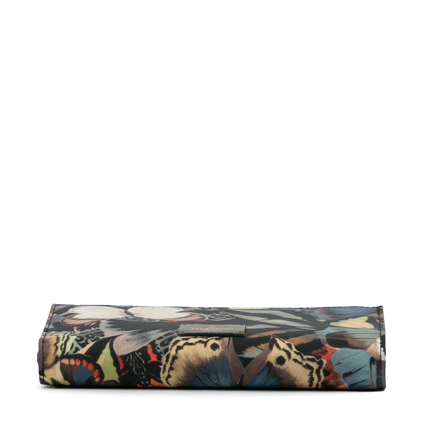 Valentino Printed Canvas Wallet Black