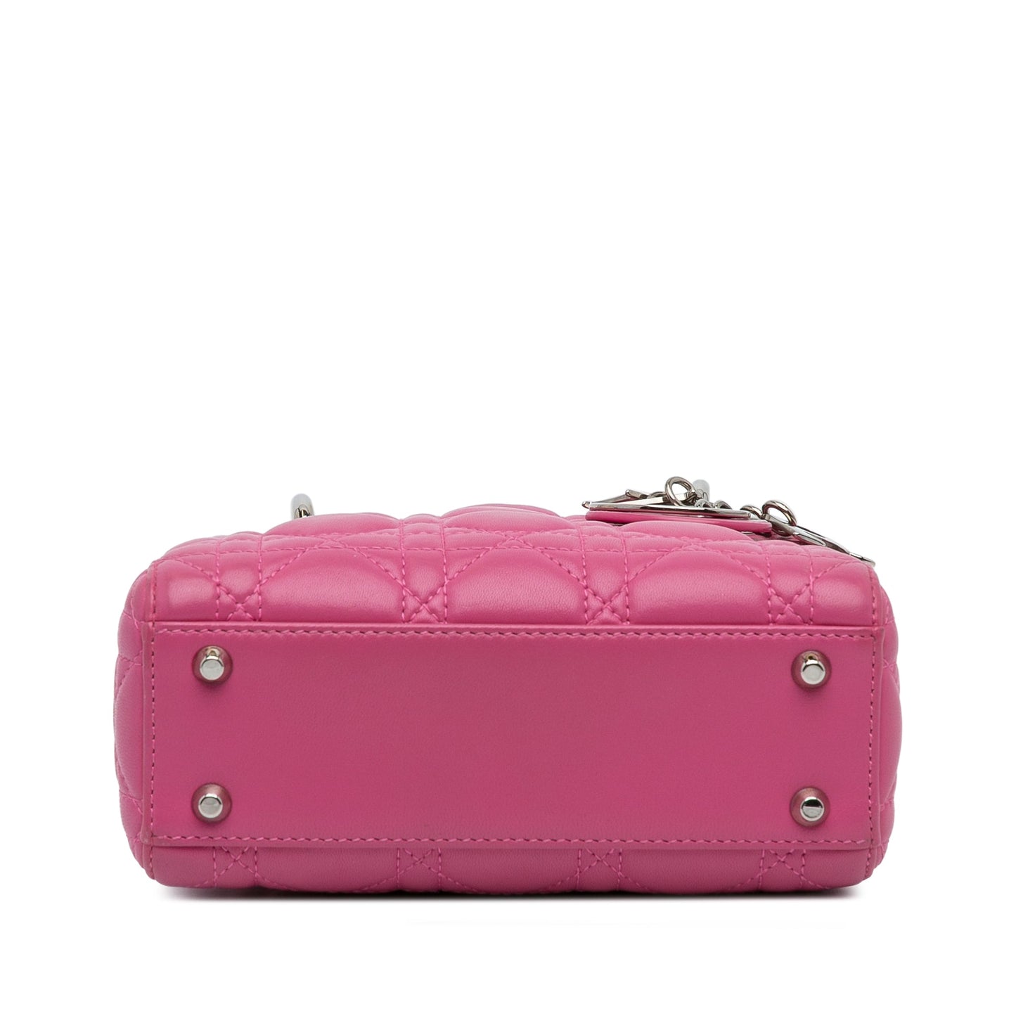 Dior Mini Lambskin Cannage Lady Dior Pink