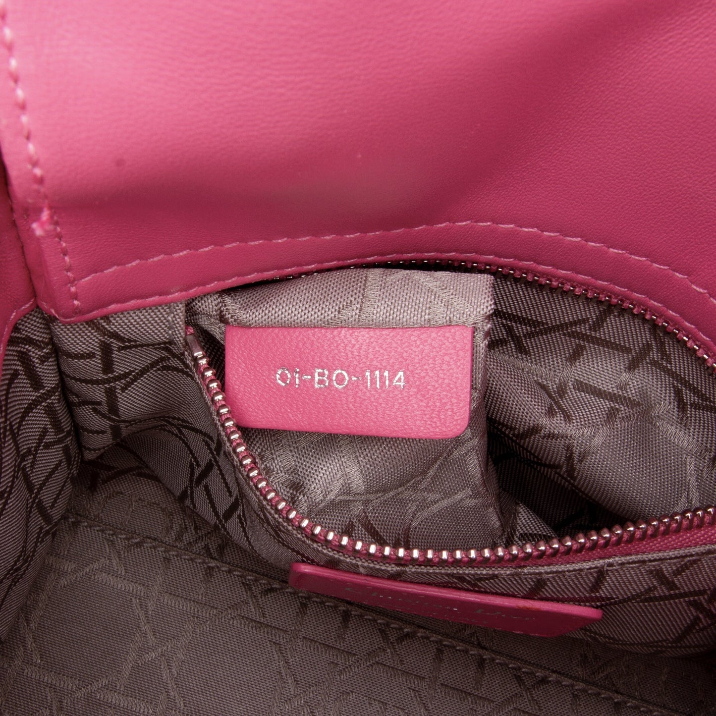 Dior Mini Lambskin Cannage Lady Dior Pink
