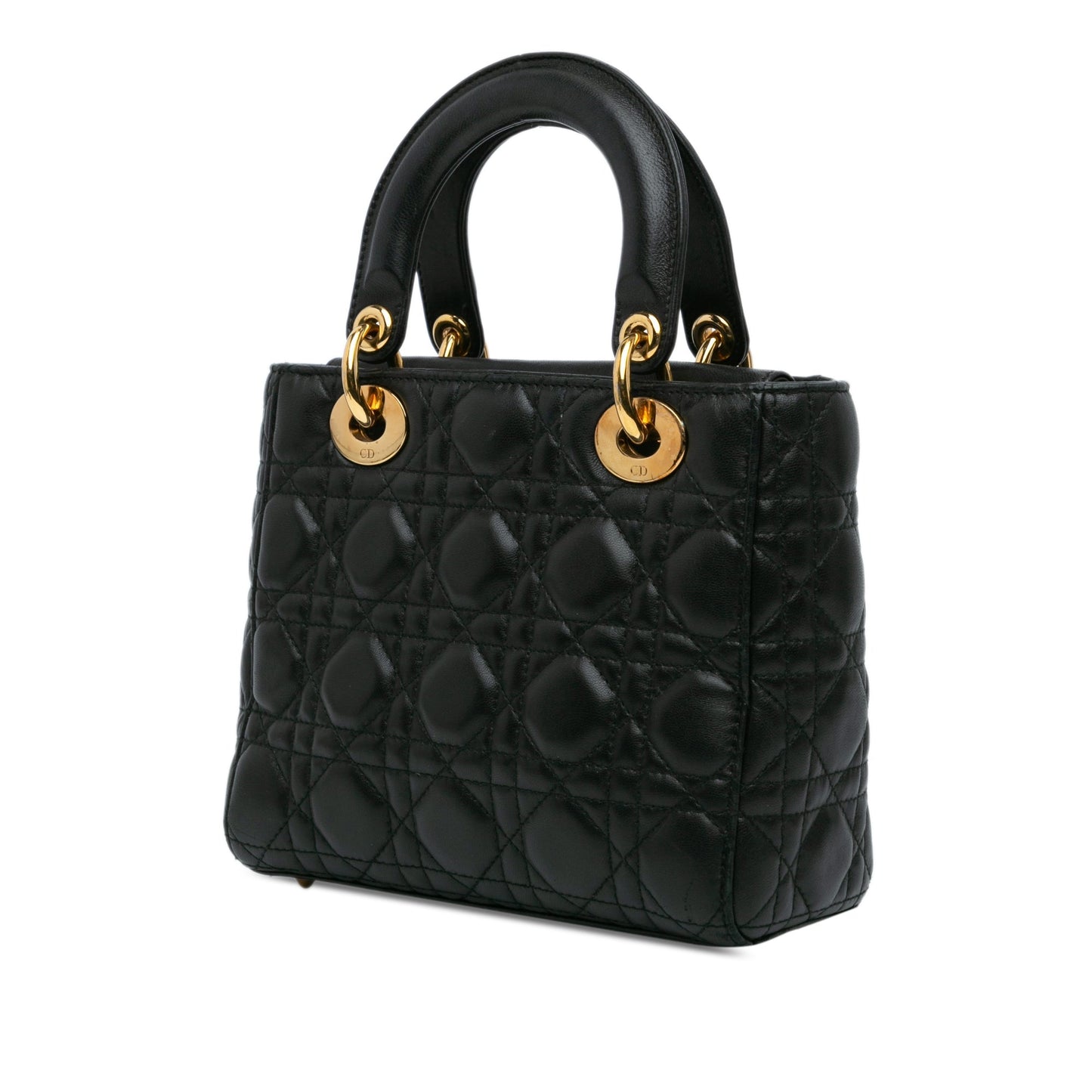 Dior Small Lambskin Cannage Lady Dior Black
