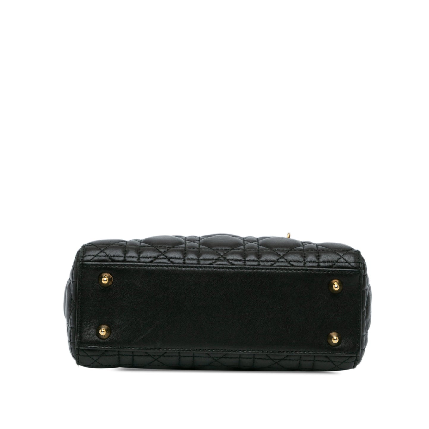 Dior Small Lambskin Cannage Lady Dior Black