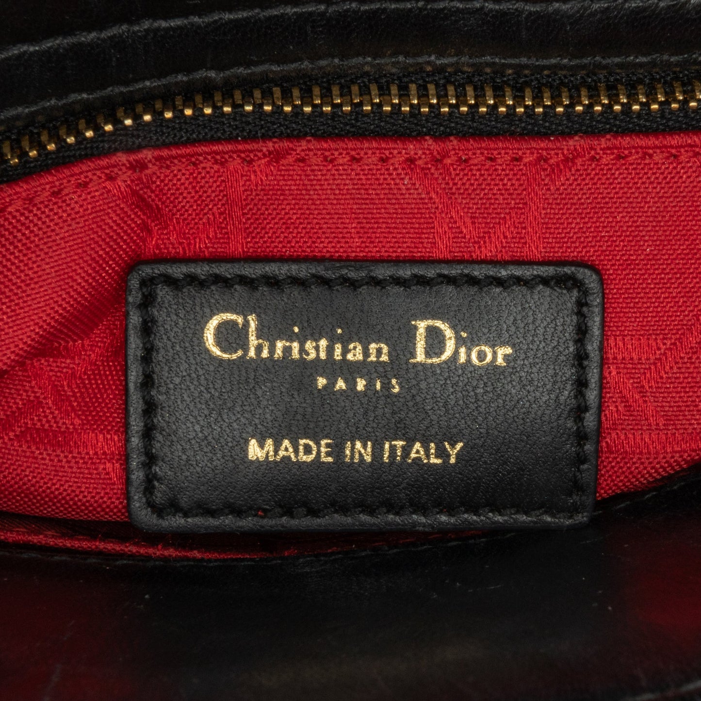 Dior Small Lambskin Cannage Lady Dior Black