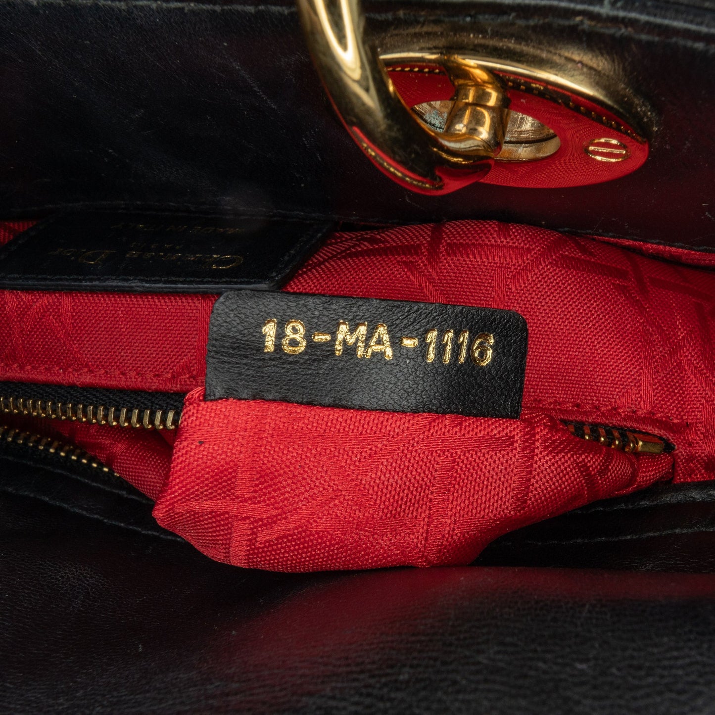 Dior Small Lambskin Cannage Lady Dior Black
