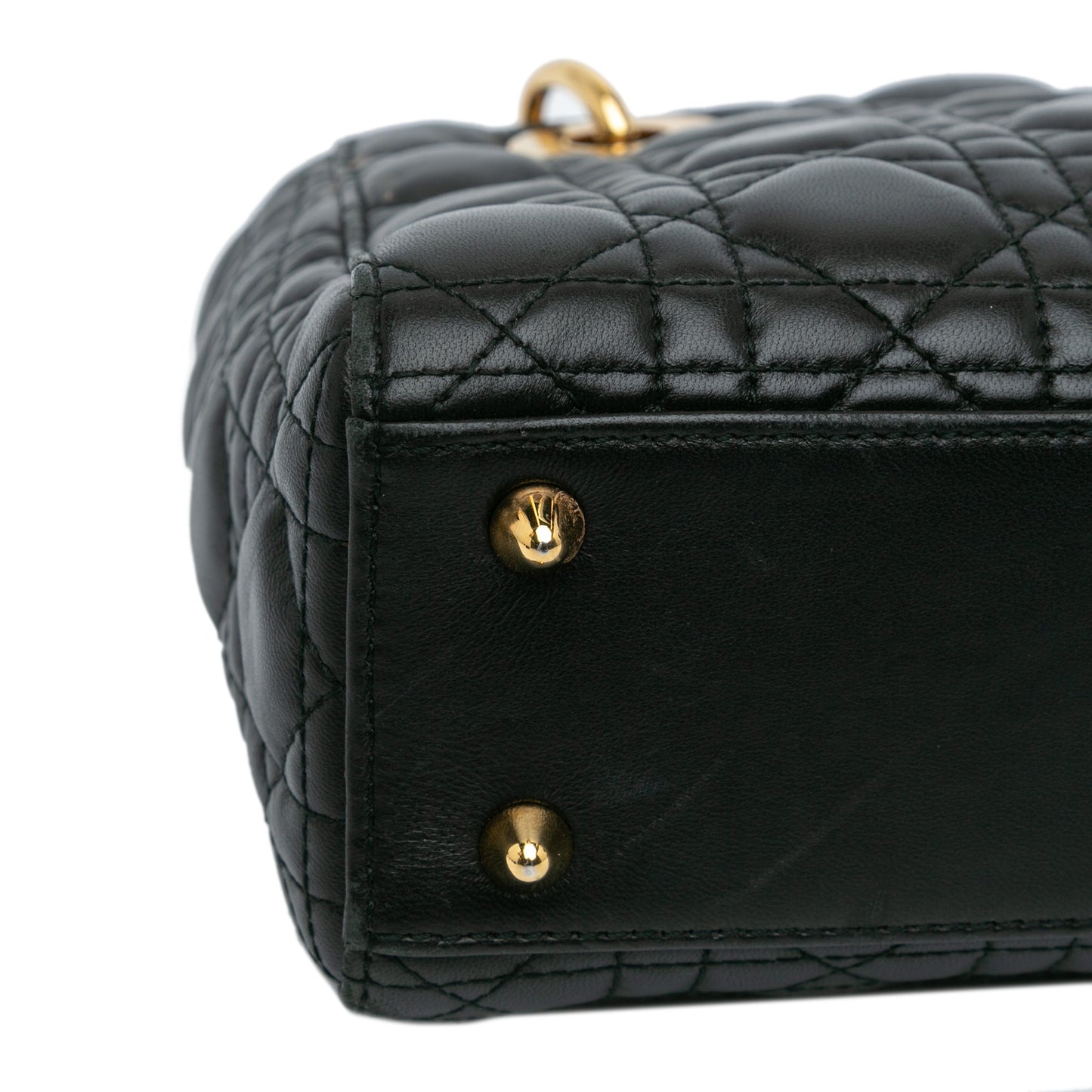Dior Small Lambskin Cannage Lady Dior Black