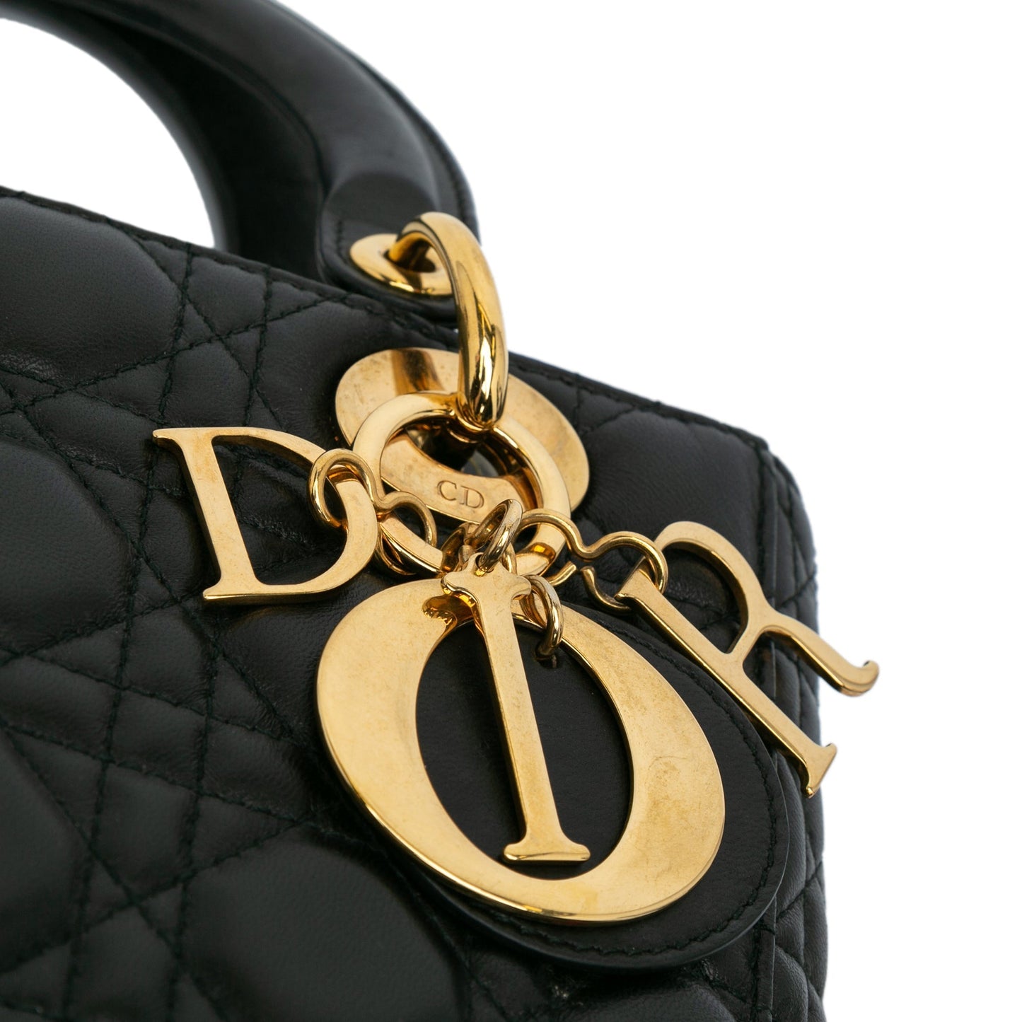 Dior Small Lambskin Cannage Lady Dior Black