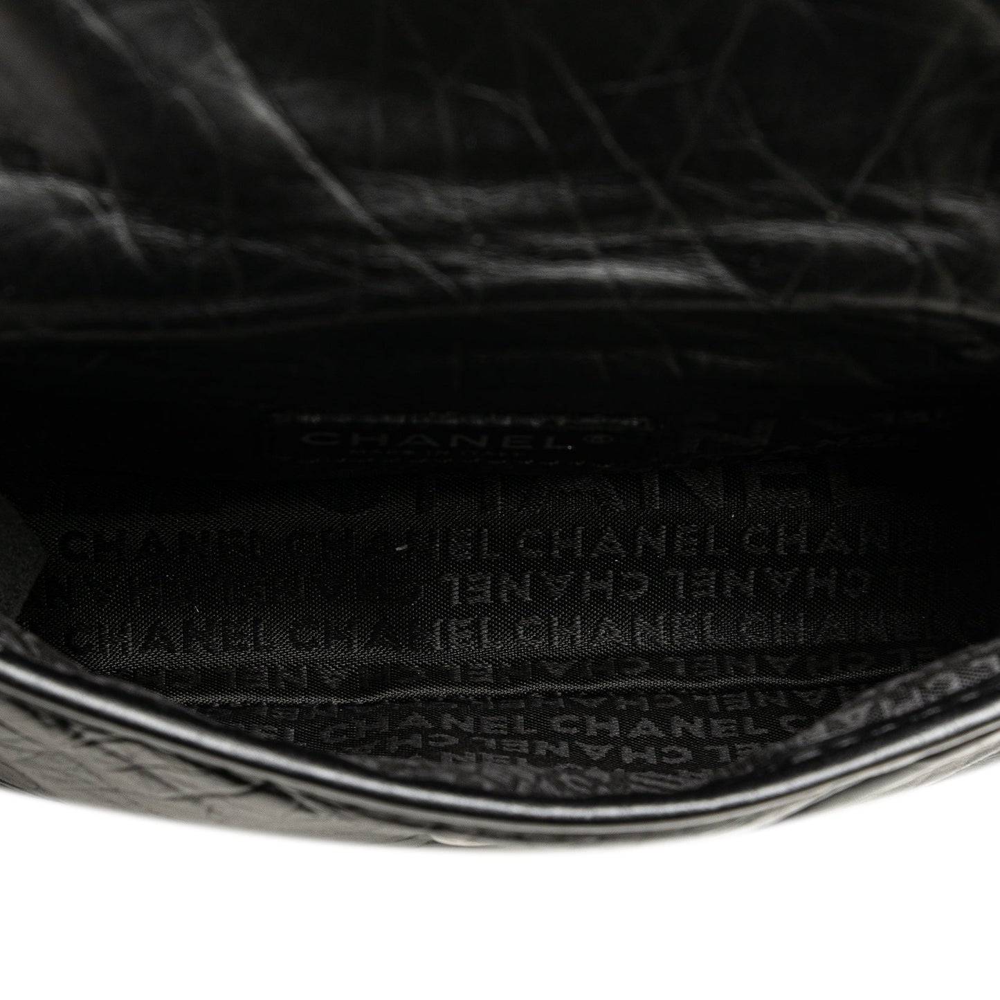 Chanel CC Aged Calfskin Logo Flap Belt Bag Black