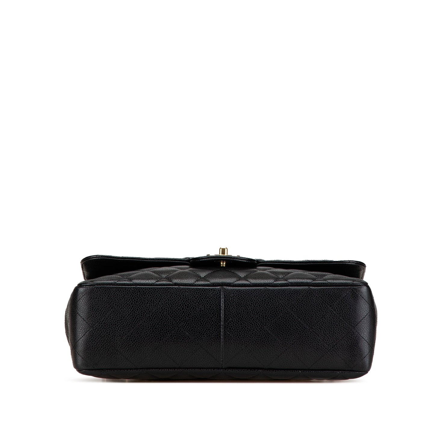 Chanel Jumbo Classic Caviar Single Flap Black