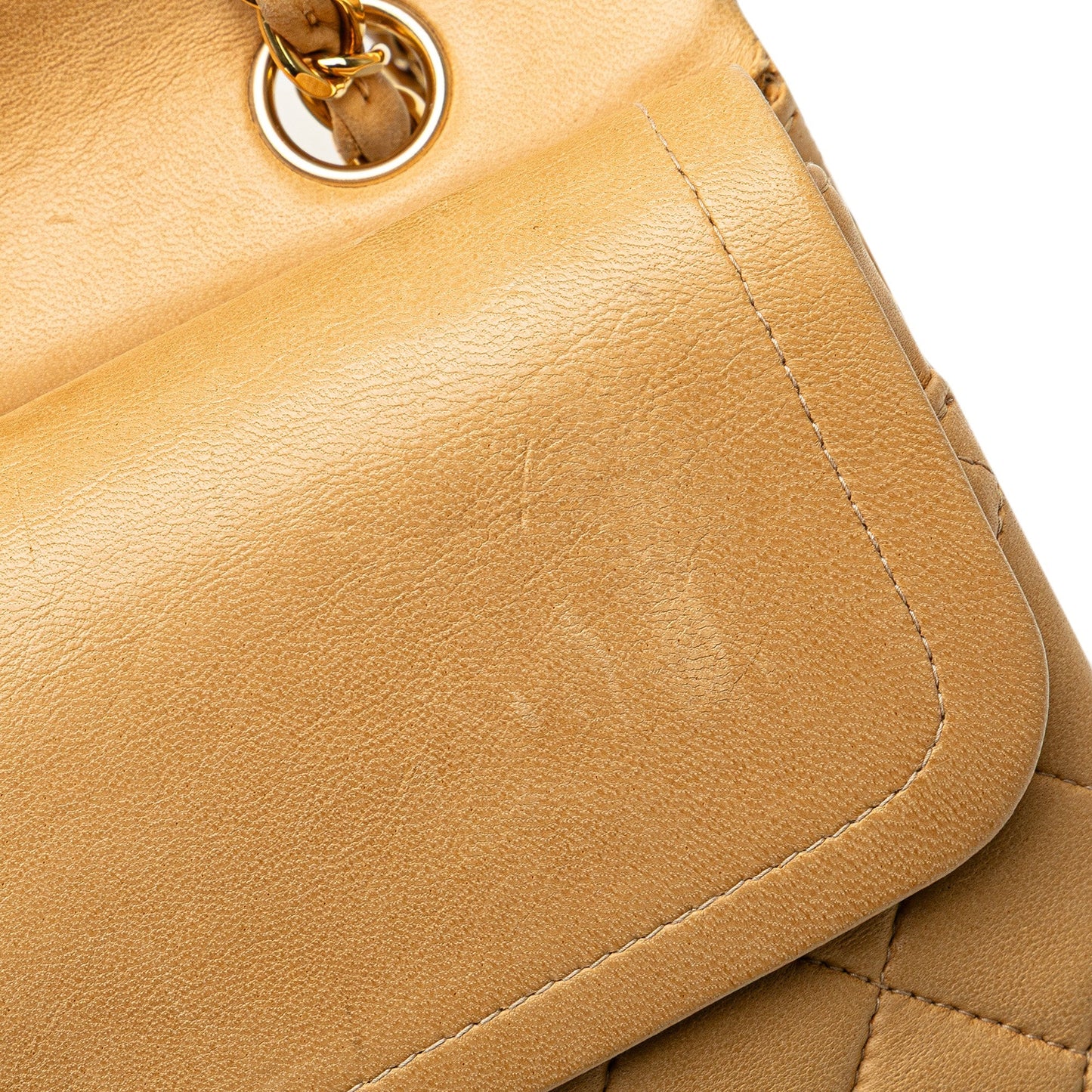 Chanel Medium Classic Lambskin Double Flap Brown