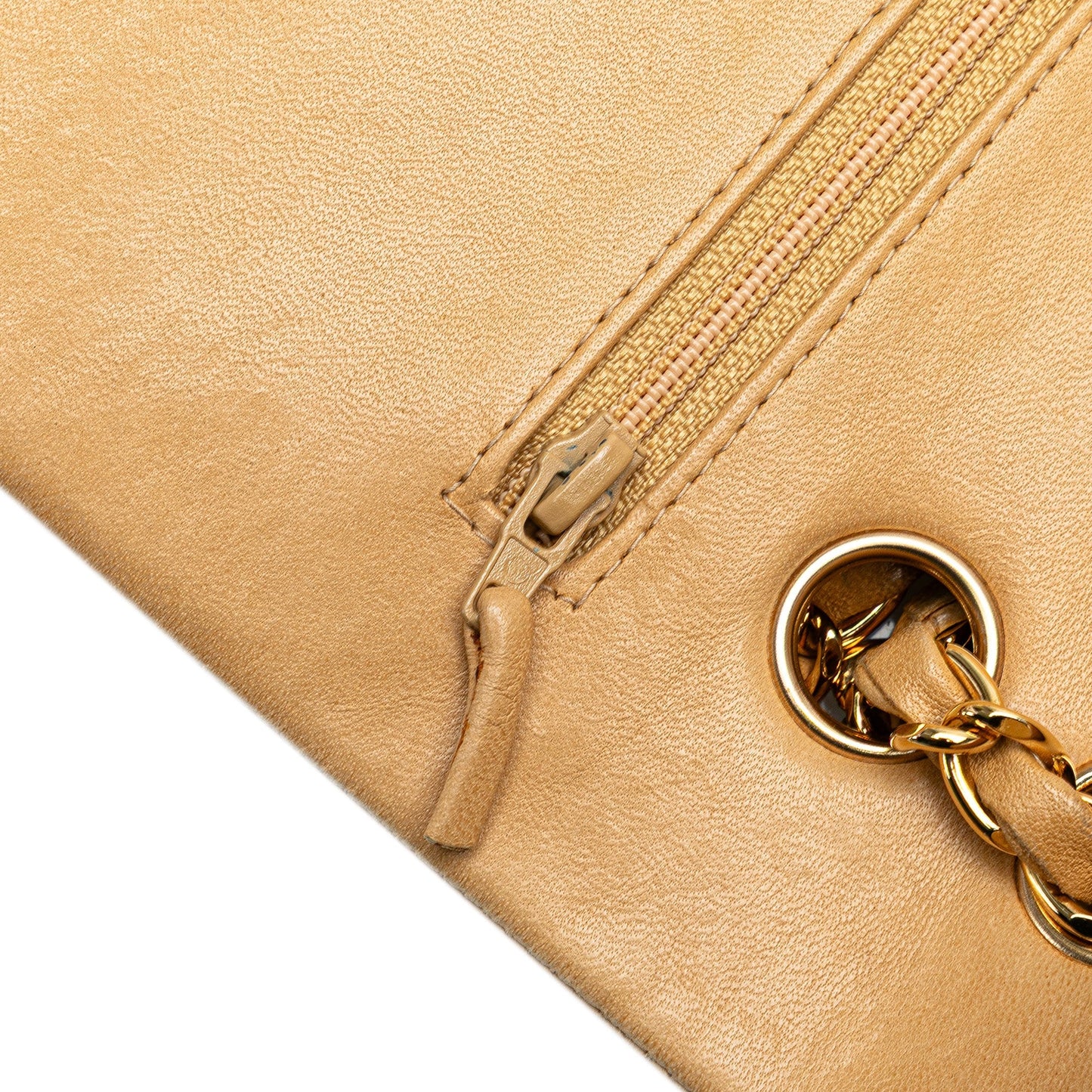 Chanel Medium Classic Lambskin Double Flap Brown
