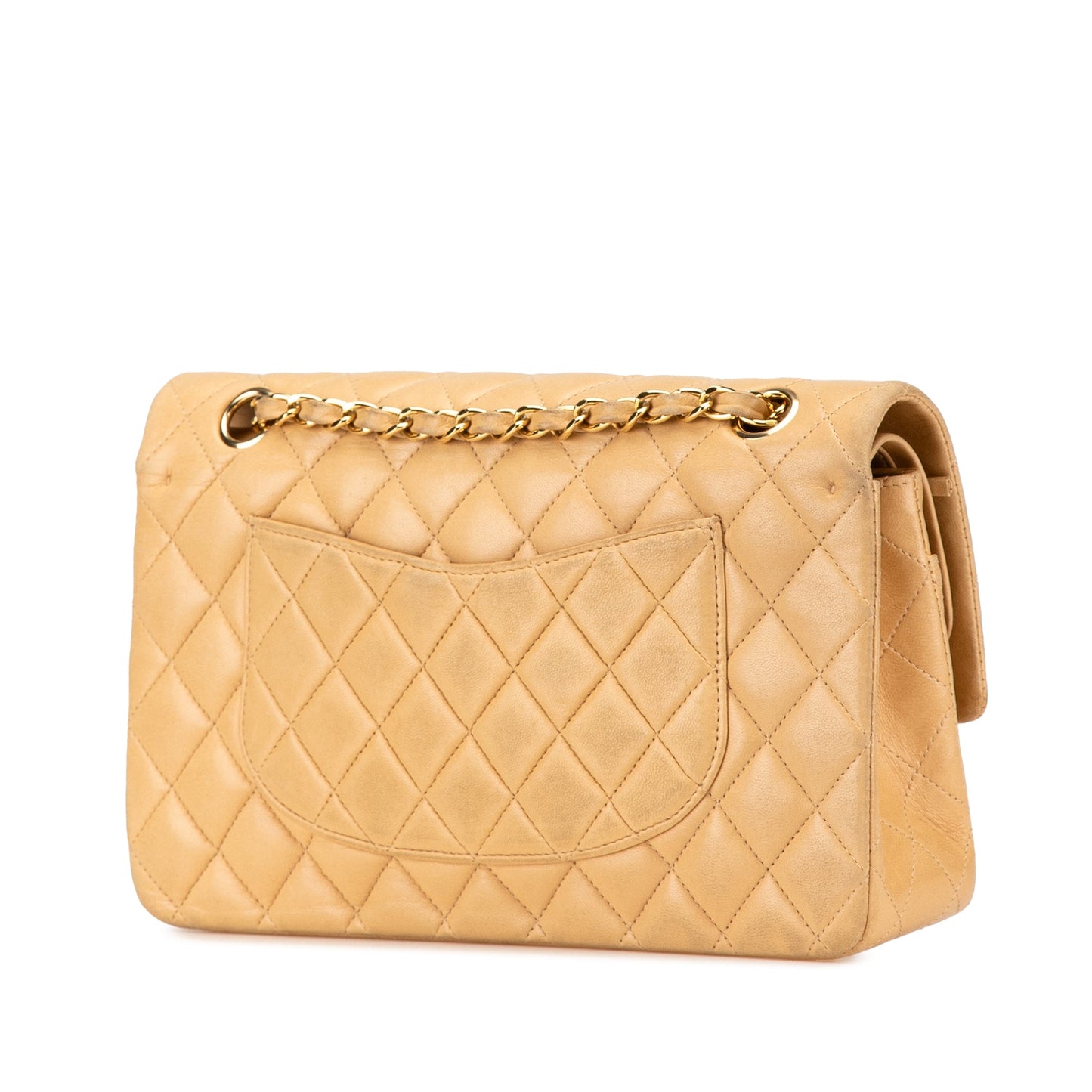 Chanel Medium Classic Lambskin Double Flap Brown
