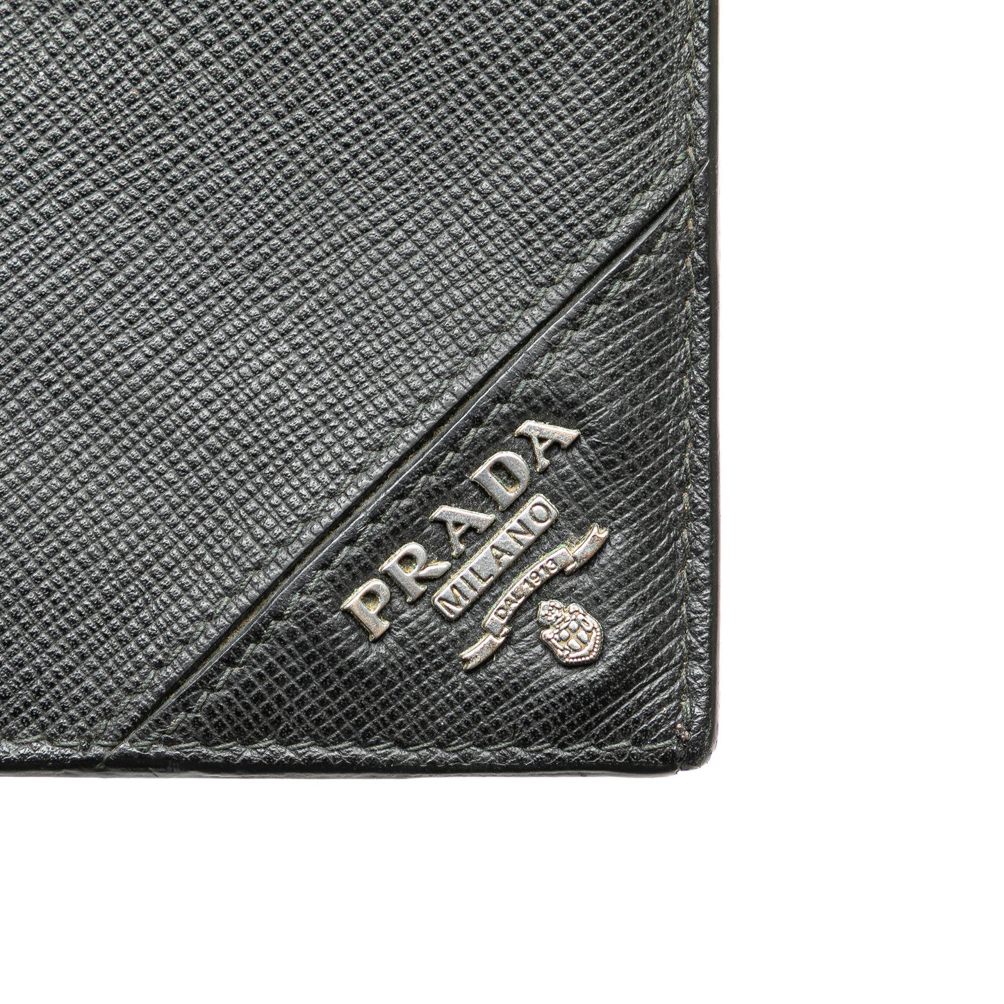 Prada Saffiano Bifold Long Wallet Black
