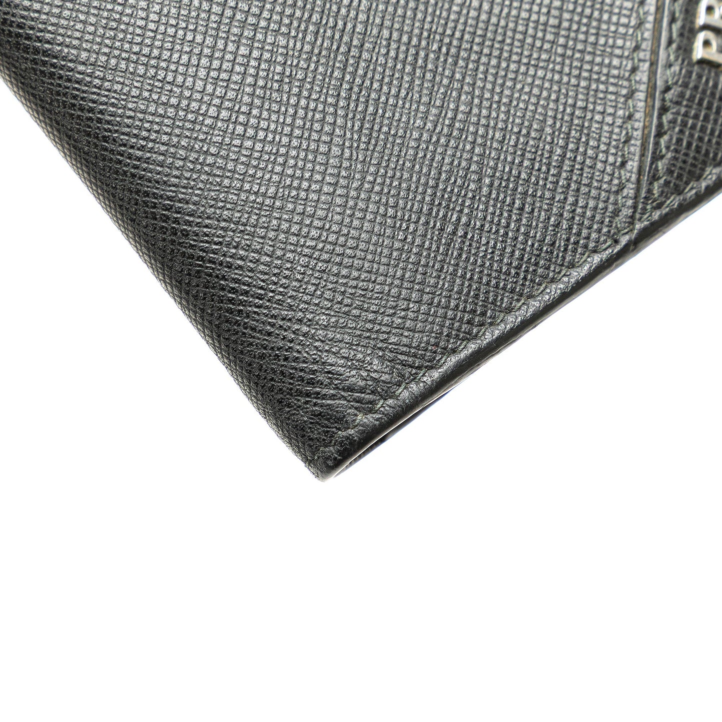Prada Saffiano Bifold Long Wallet Black