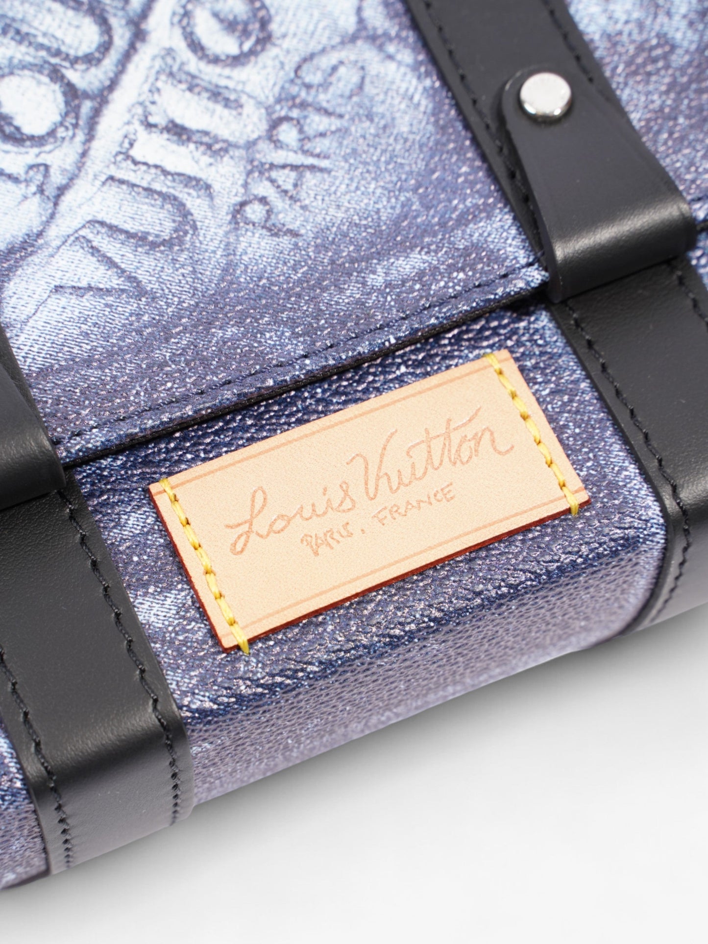 Louis Vuitton Trunk Slingback Damier Salt Marine Coated Canvas