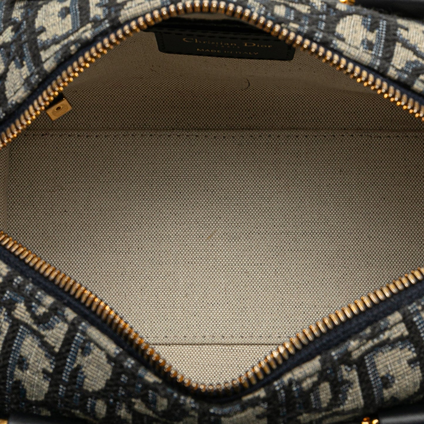 Dior Oblique Canvas Groove 20 Blue