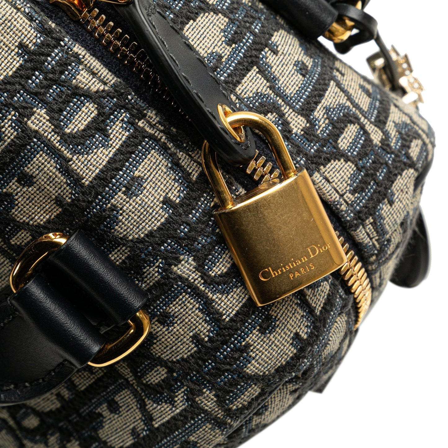 Dior Oblique Canvas Groove 20 Blue