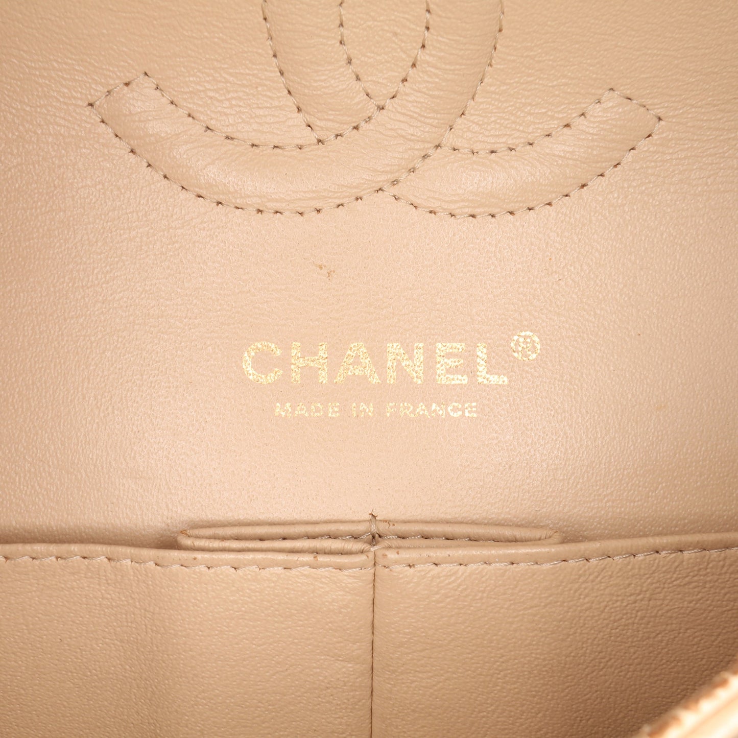 Chanel Medium Classic Caviar Double Flap Brown