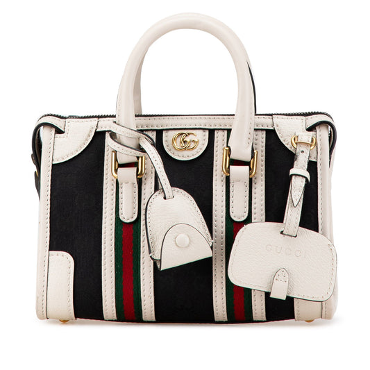 Gucci Mini GG Canvas Bauletto Black