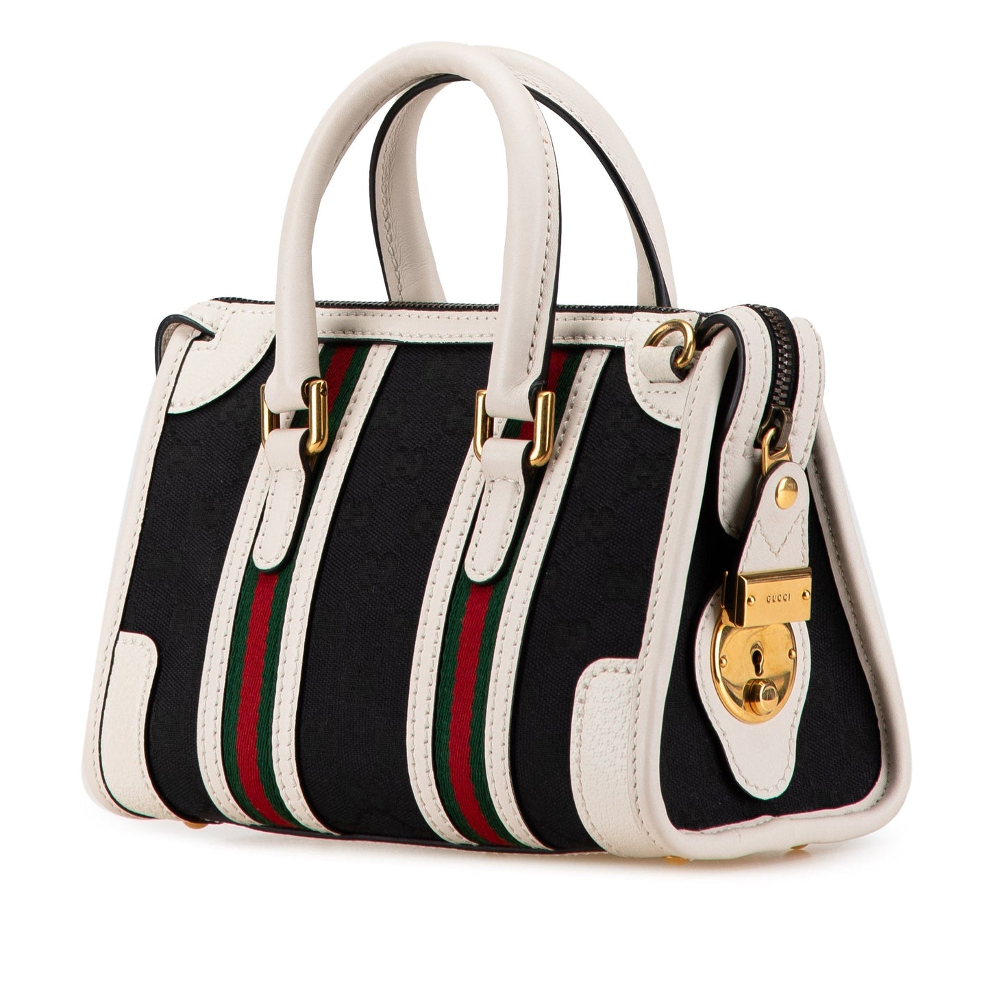 Gucci Mini GG Canvas Bauletto Black