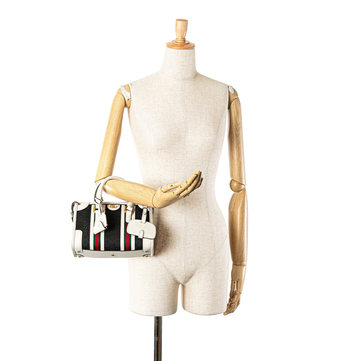 Gucci Mini GG Canvas Bauletto Black
