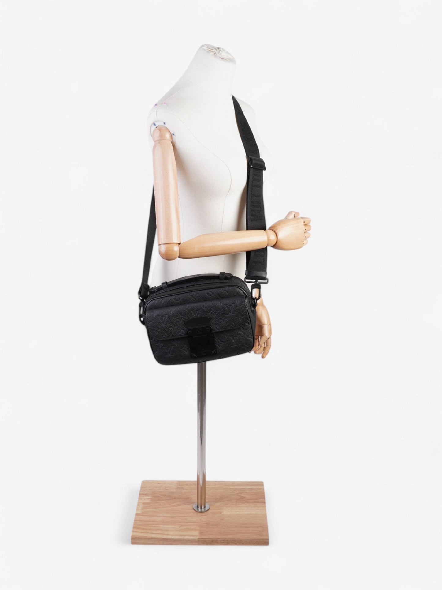 Louis Vuitton S Lock Monogram Empreinte Empreinte Leather