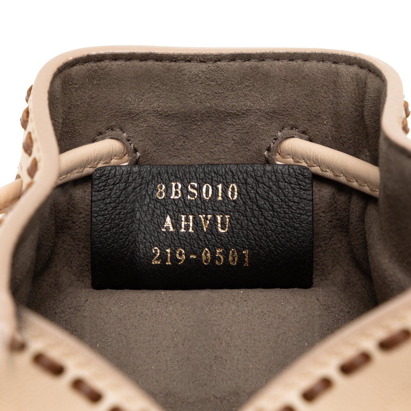 Fendi Shearling Mini Mon Tresor Bucket Bag Pink