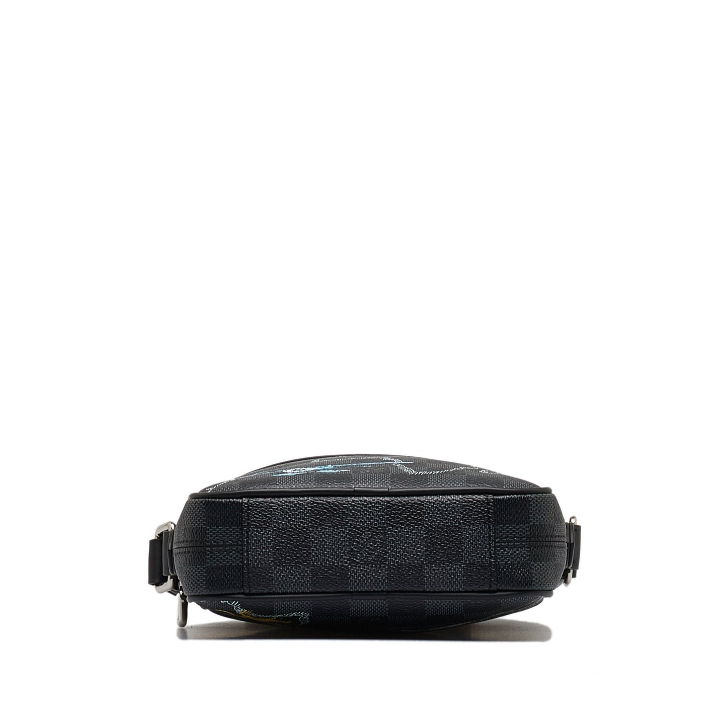 Louis Vuitton Damier Graphite Renaissance Map Danube Slim PM Black
