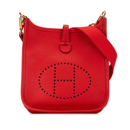 Hermès Clemence Evelyne TPM Red