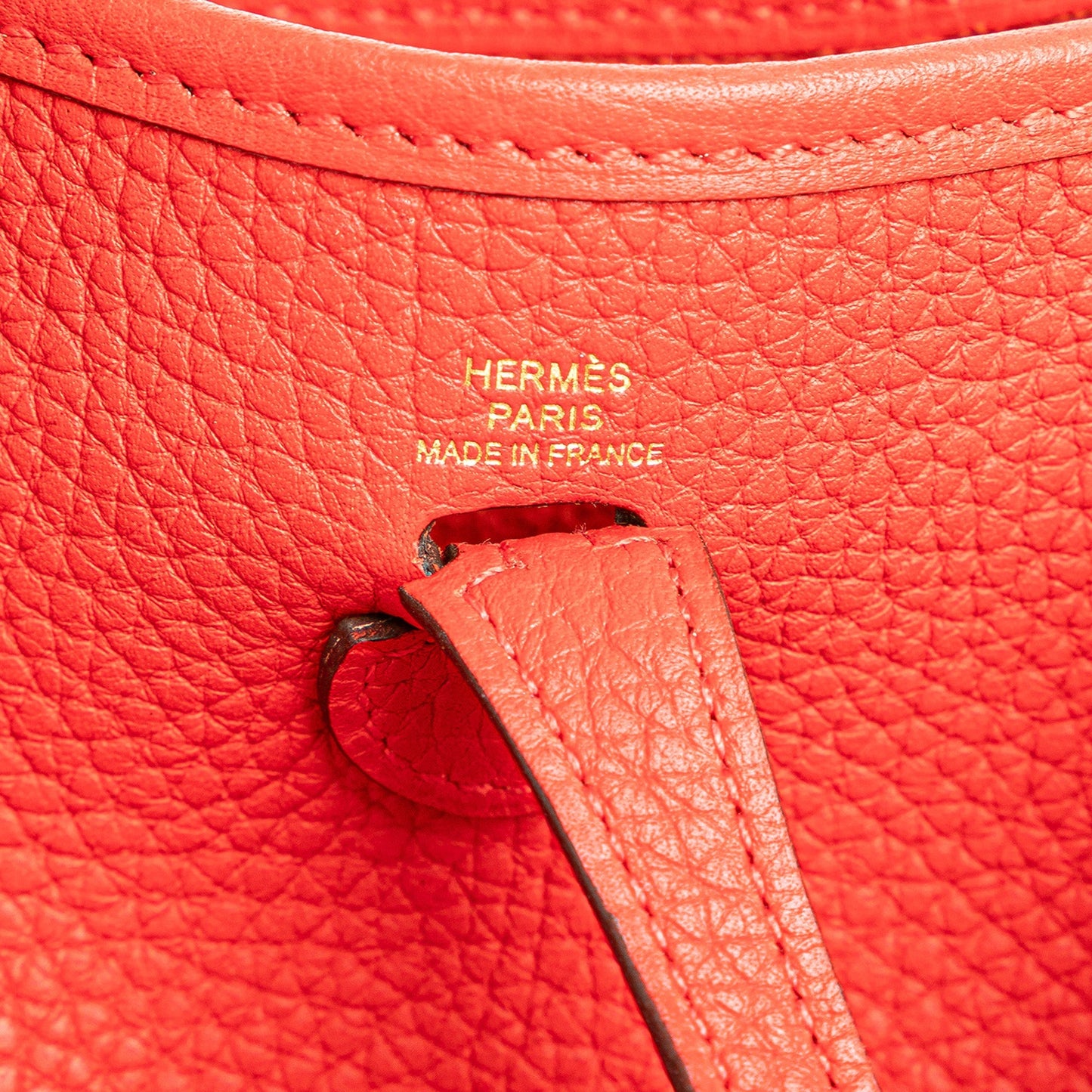 Hermès Clemence Evelyne TPM Red