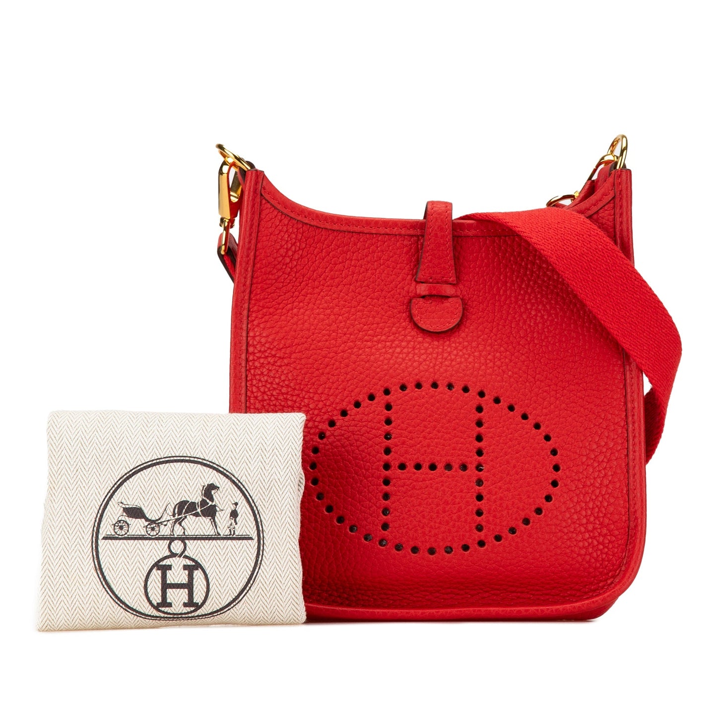 Hermès Clemence Evelyne TPM Red