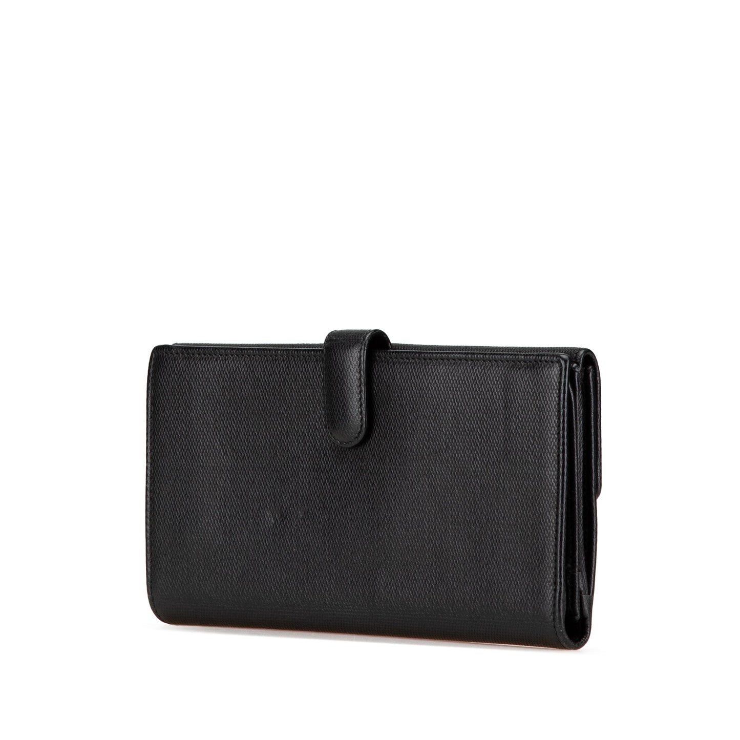 Chanel Calfskin CC Long Wallet Black