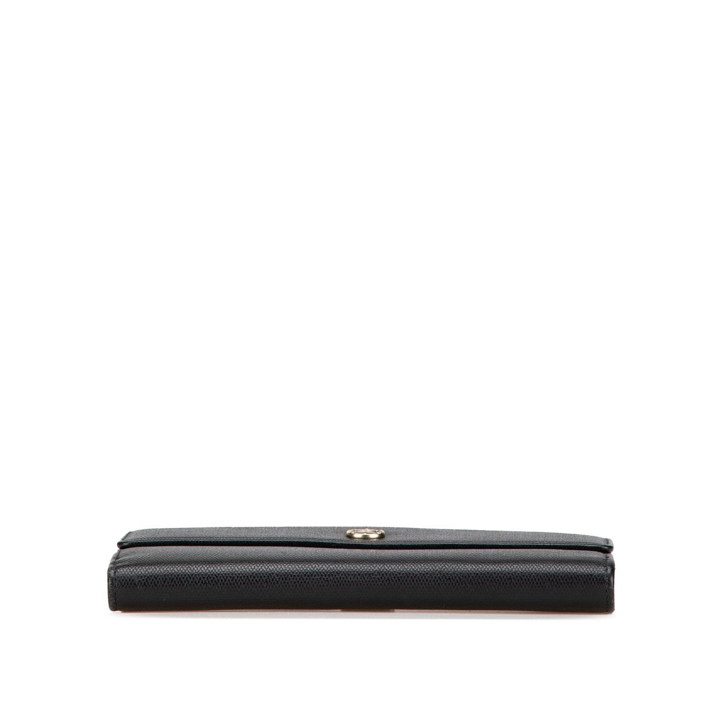 Chanel Calfskin CC Long Wallet Black