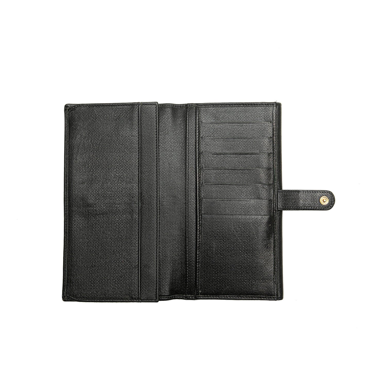 Chanel Calfskin CC Long Wallet Black