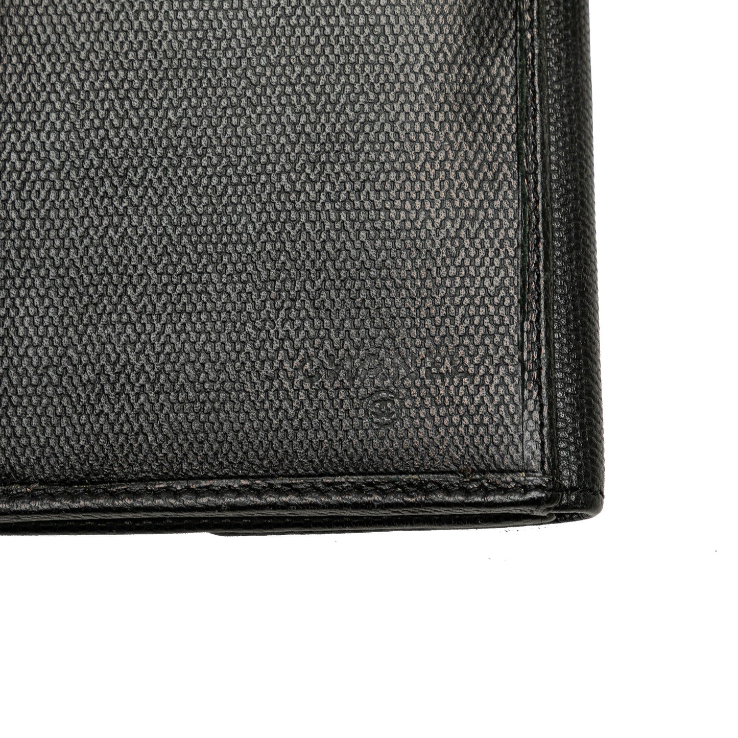Chanel Calfskin CC Long Wallet Black