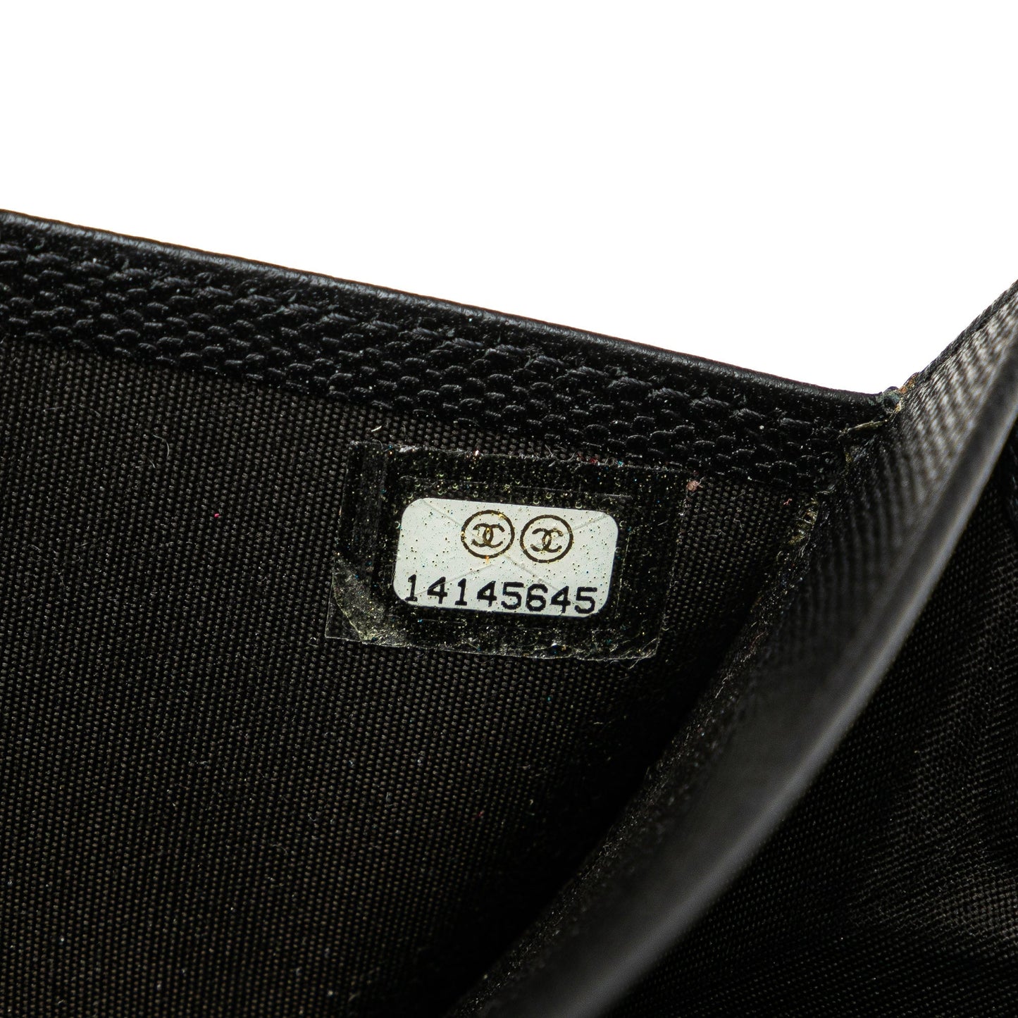 Chanel Calfskin CC Long Wallet Black
