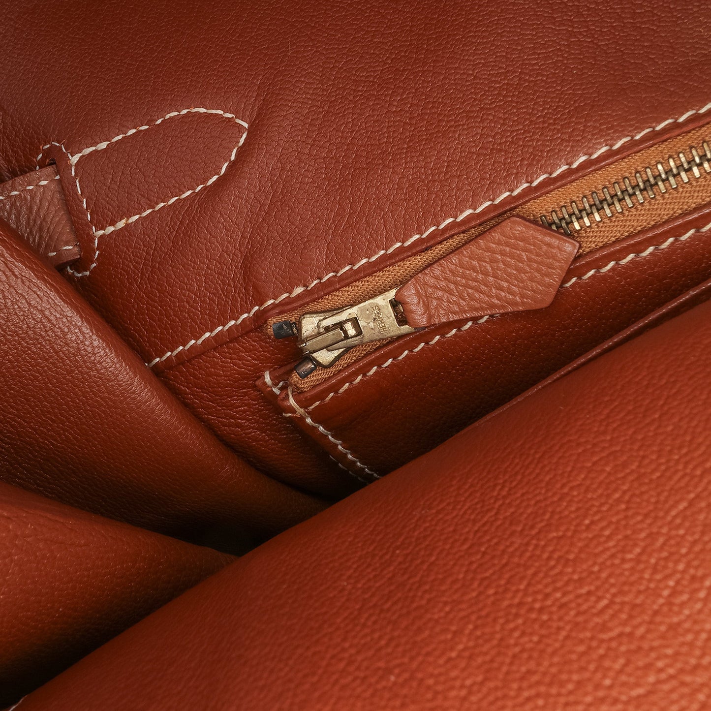 Hermès Courchevel Birkin Retourne 35 Brown