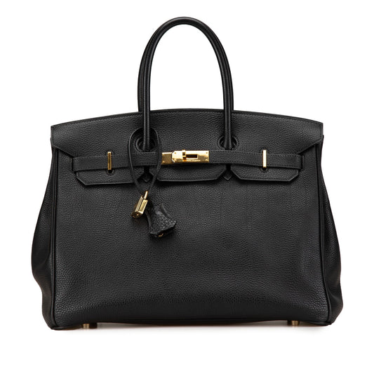 Hermès Togo Birkin Retourne 35 Black
