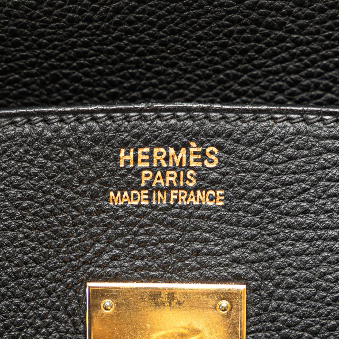 Hermès Togo Birkin Retourne 35 Black
