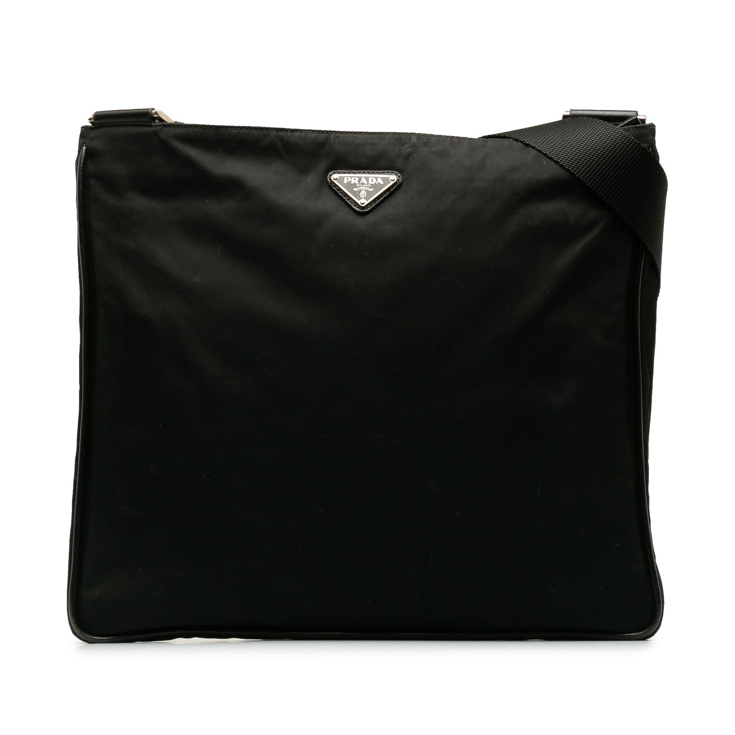 Prada Tessuto Zip Top Crossbody Black