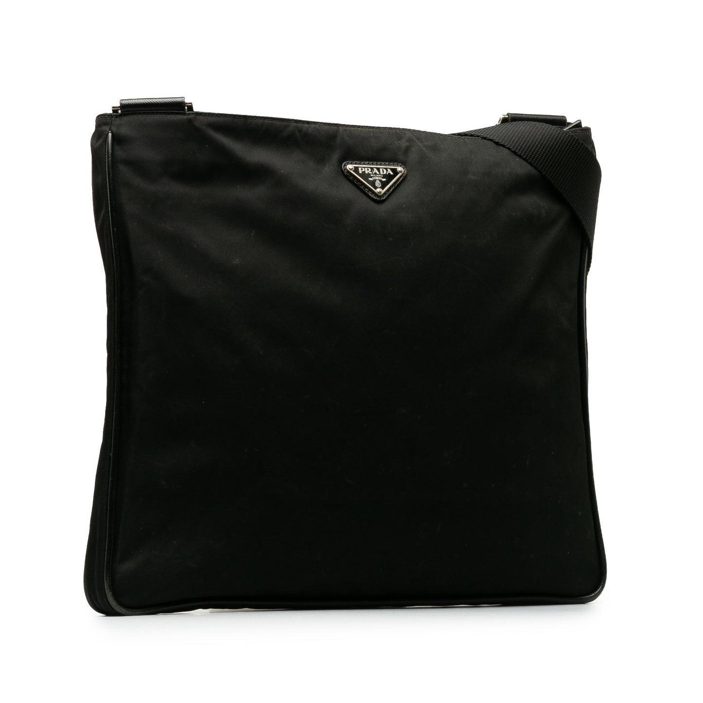 Prada Tessuto Zip Top Crossbody Black
