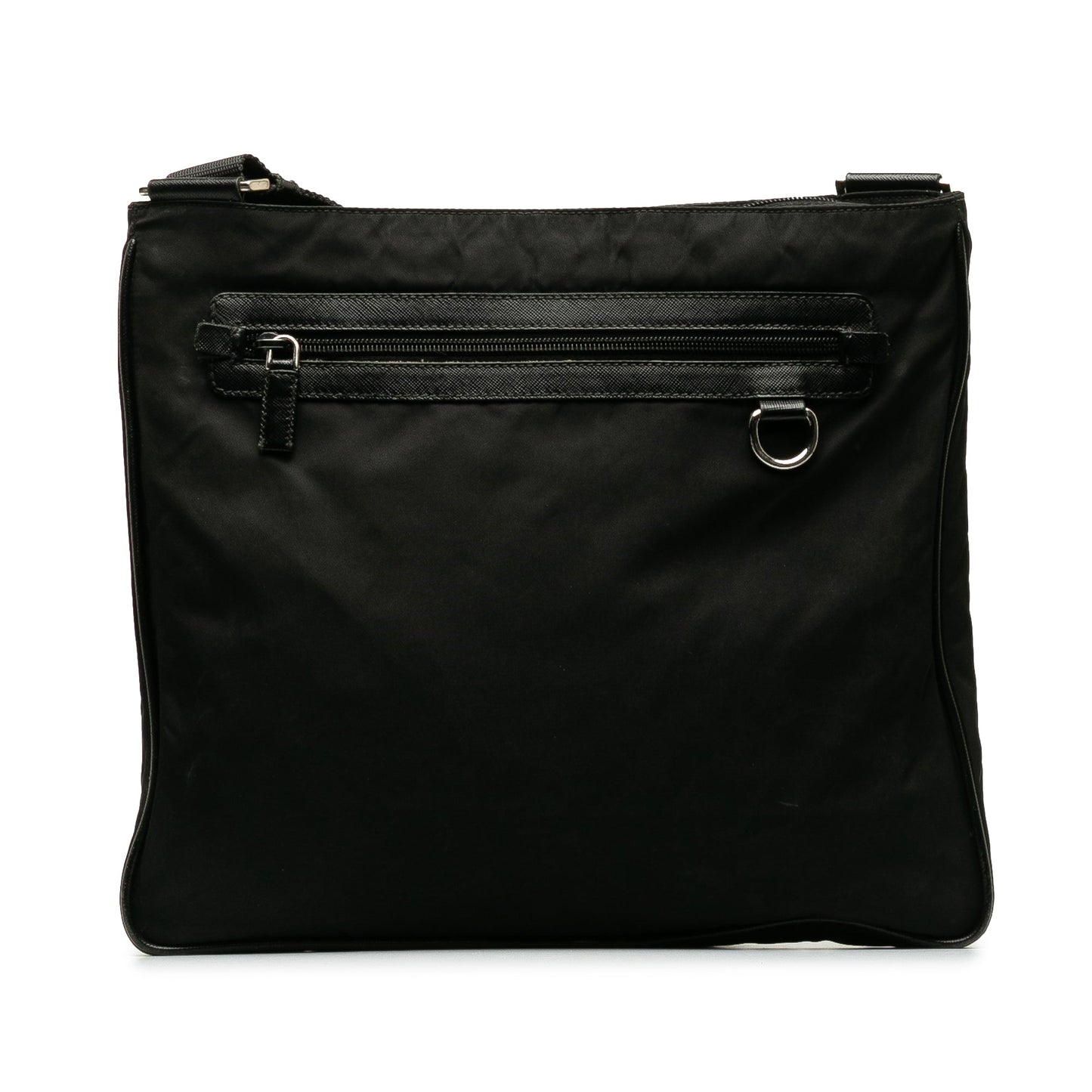 Prada Tessuto Zip Top Crossbody Black