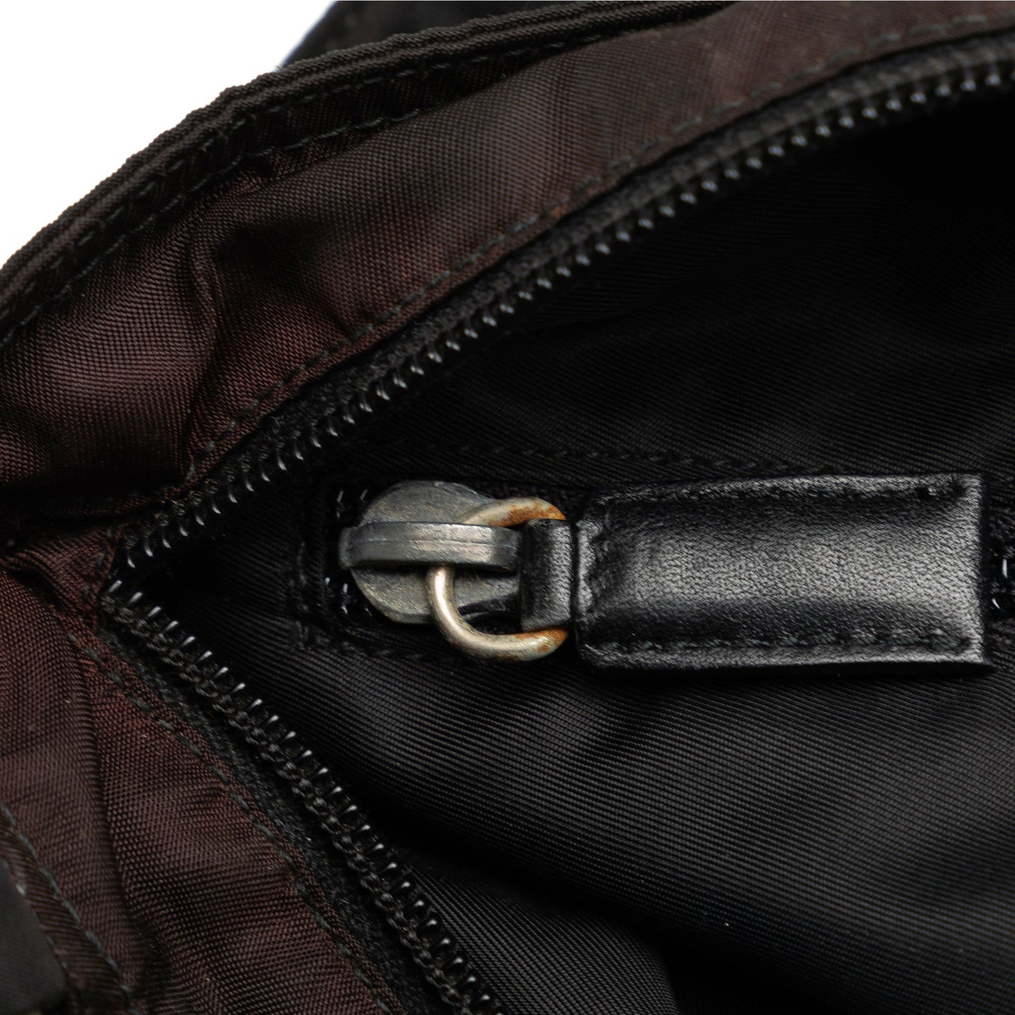 Prada Tessuto Zip Top Crossbody Black