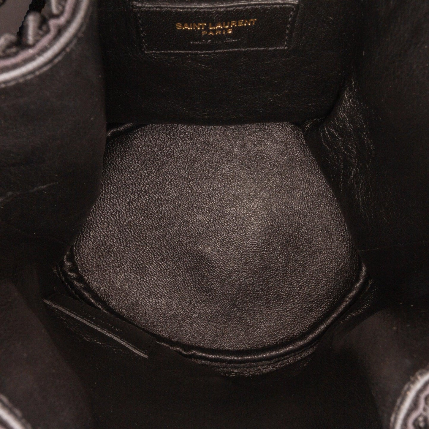 Saint Laurent Anja Bucket Bag Black
