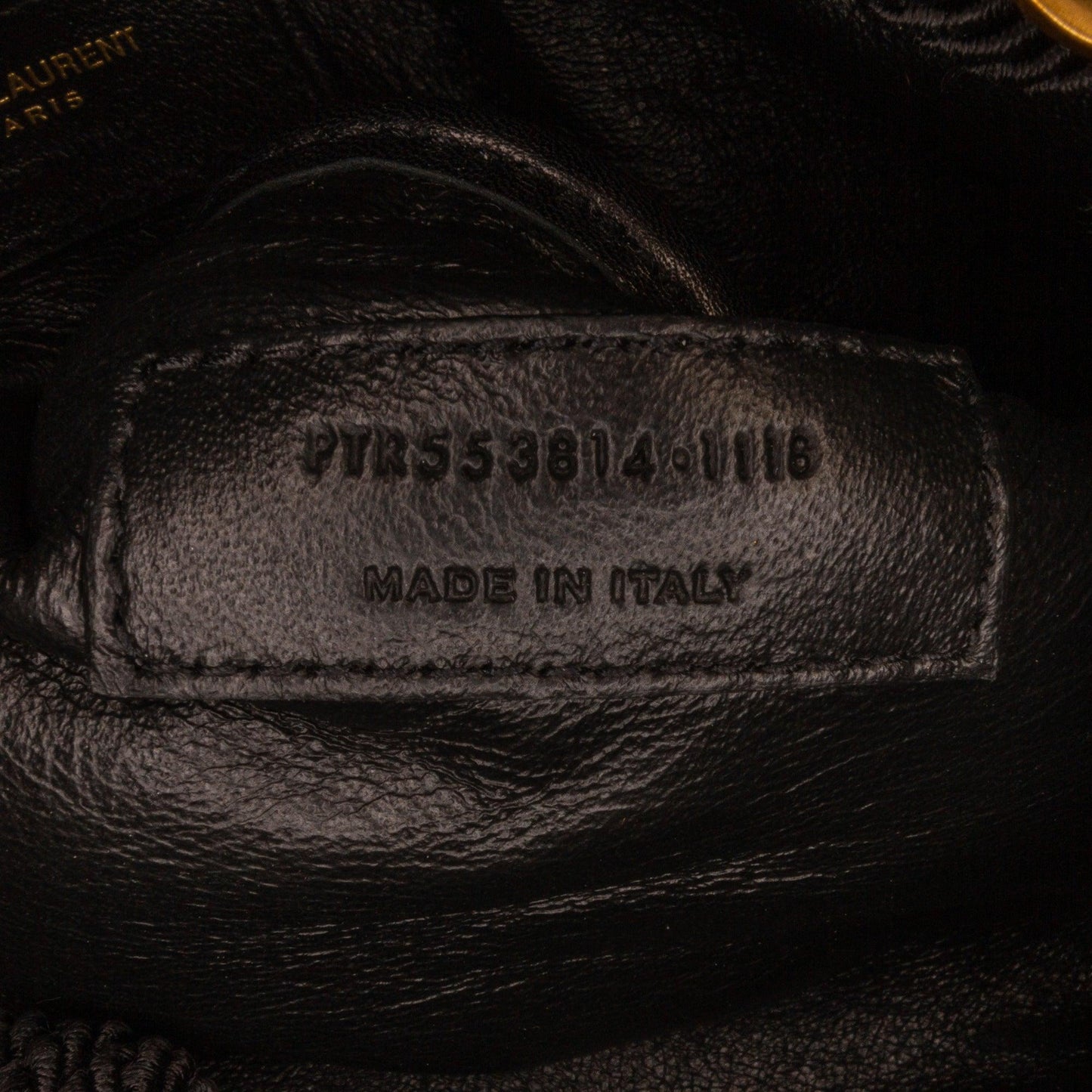 Saint Laurent Anja Bucket Bag Black