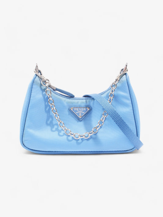 Prada Re-Edition 2000 Baby Blue Nylon Mini