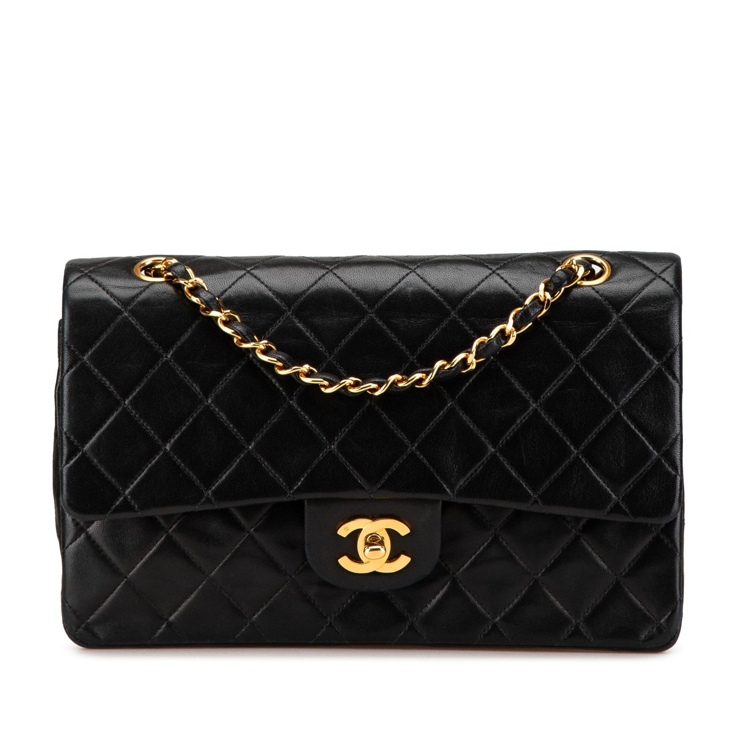 Chanel Medium Classic Lambskin Double Flap Black