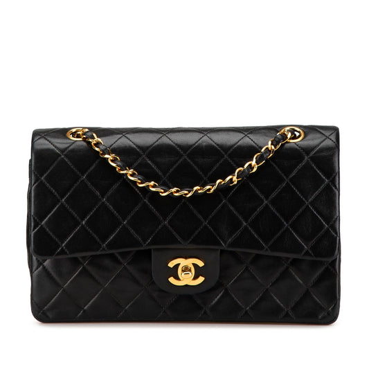 Chanel Medium Classic Lambskin Double Flap Black