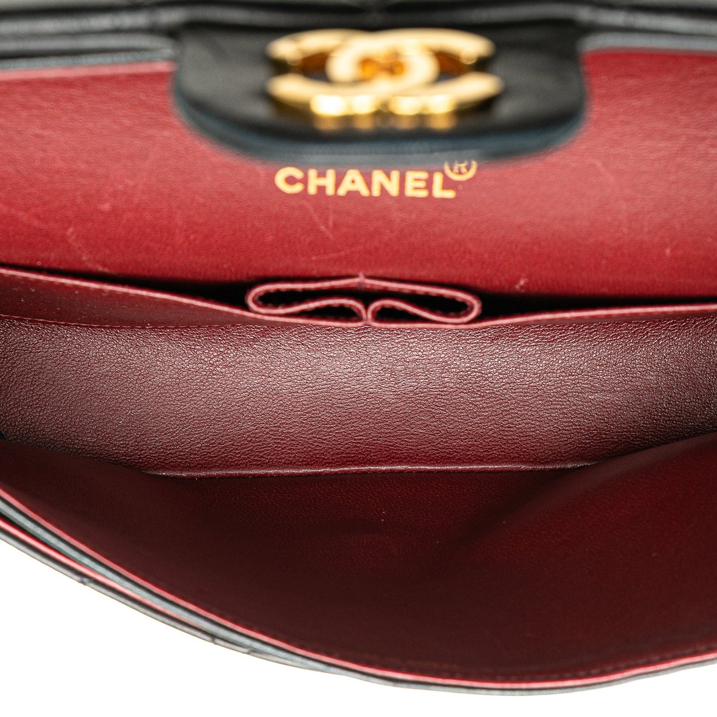 Chanel Medium Classic Lambskin Double Flap Black